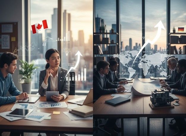 کسب و کار در کانادا بهتر است یا آلمان؟